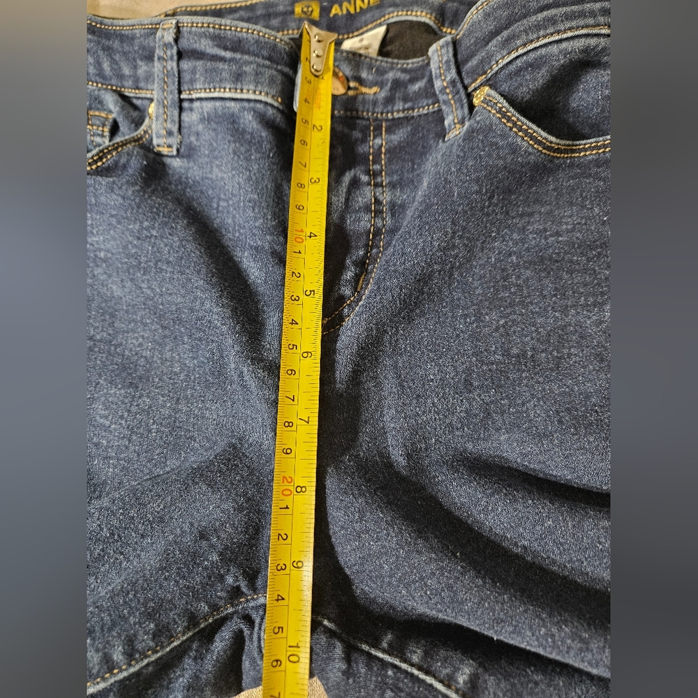 Anne Klein Mid Rise Skinny Denim Jeans Size 8 - Picture 5 of 7
